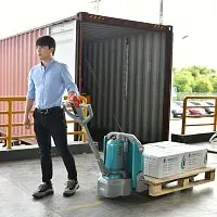 Тележка электрическая самоходная Ameise PTE 1.5, 1500 кг, 1150 x 540 мм, Li-Ion с батареей 20 Ah